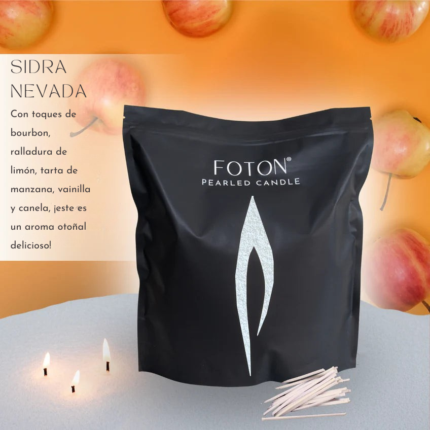 Velas de perlada Fotón - Aromáticas