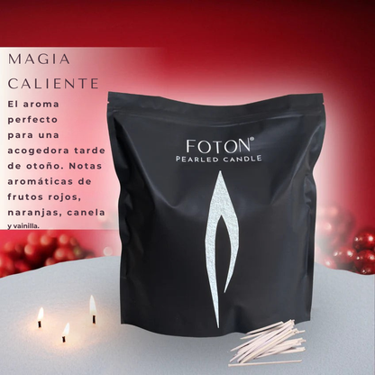 Velas de perlada Fotón - Aromáticas
