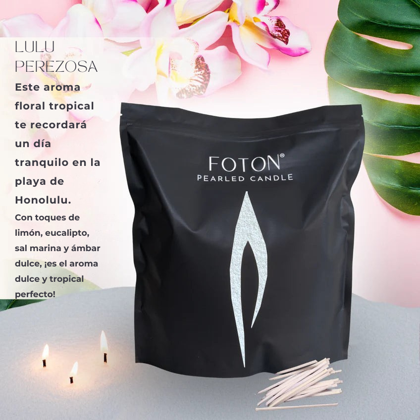 Velas de perlada Fotón - Aromáticas