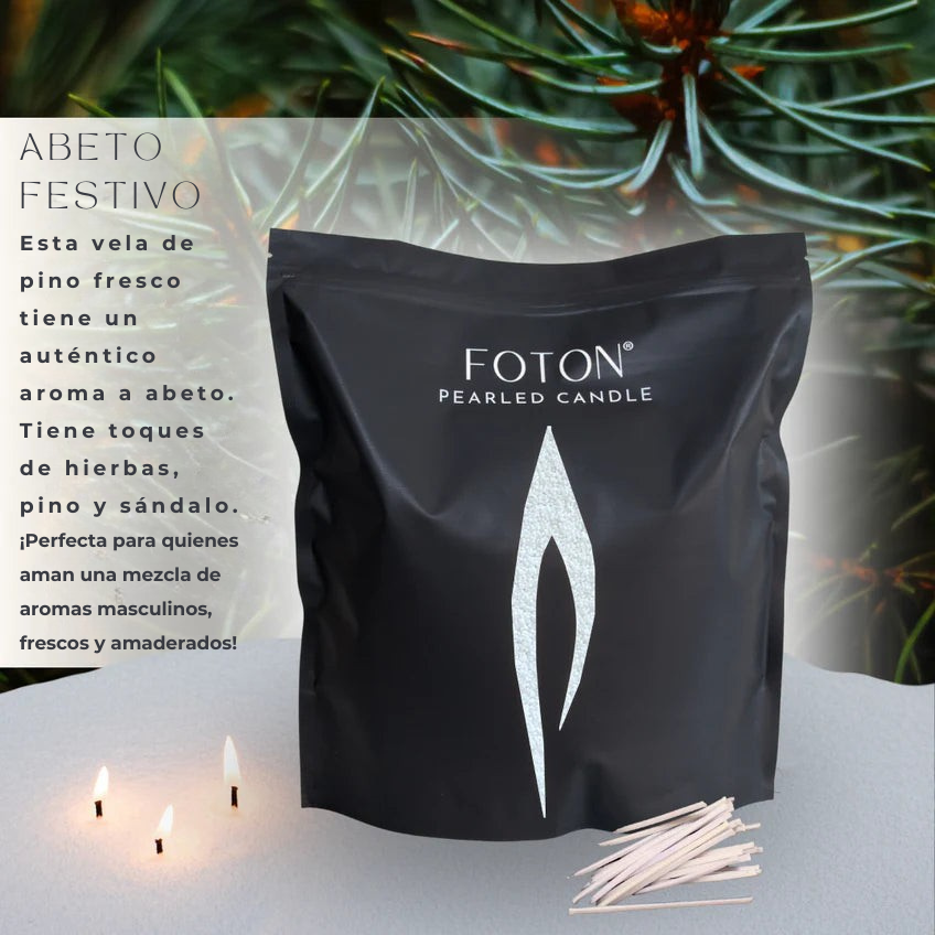 Velas de perlada Fotón - Aromáticas