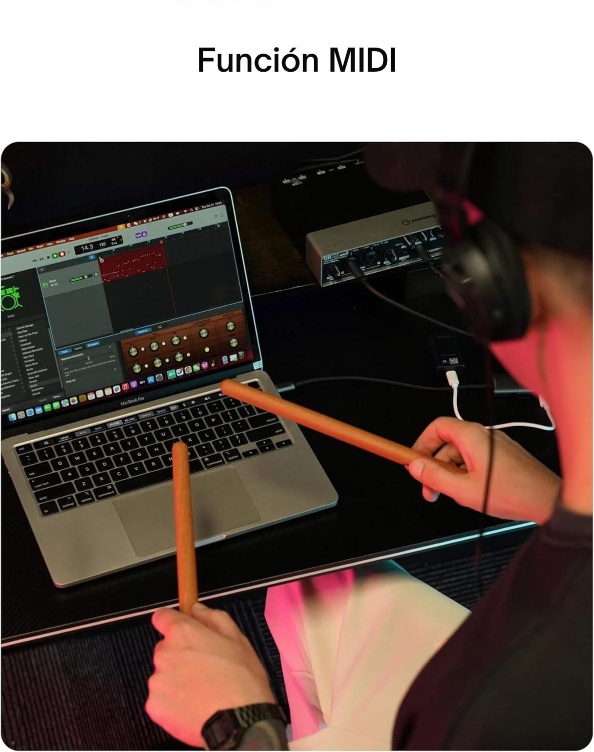 PocketDrum Max — Batería Electrónica Portátil