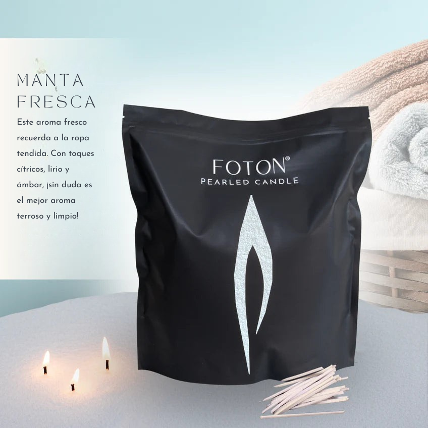 Velas de perlada Fotón - Aromáticas