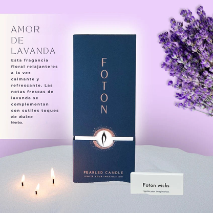 Velas de perlada Fotón - Aromáticas