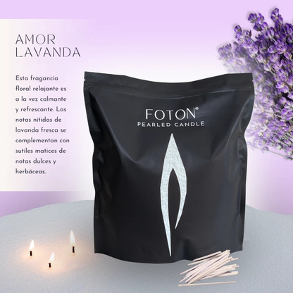Velas de perlada Fotón - Aromáticas