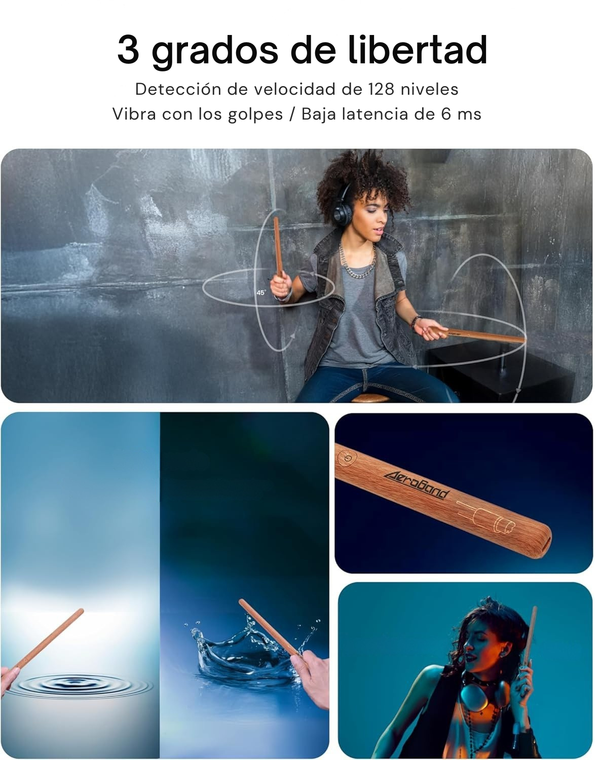 PocketDrum Max — Batería Electrónica Portátil