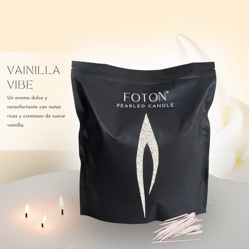 Velas de perlada Fotón - Aromáticas
