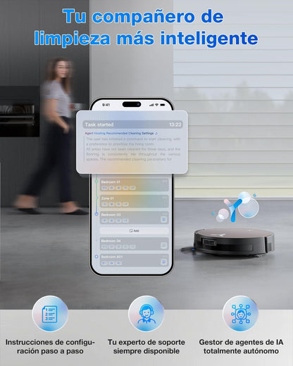 Robot Aspiradora y Trapeador ECOVACS DEEBOT X11 OmniCyclone