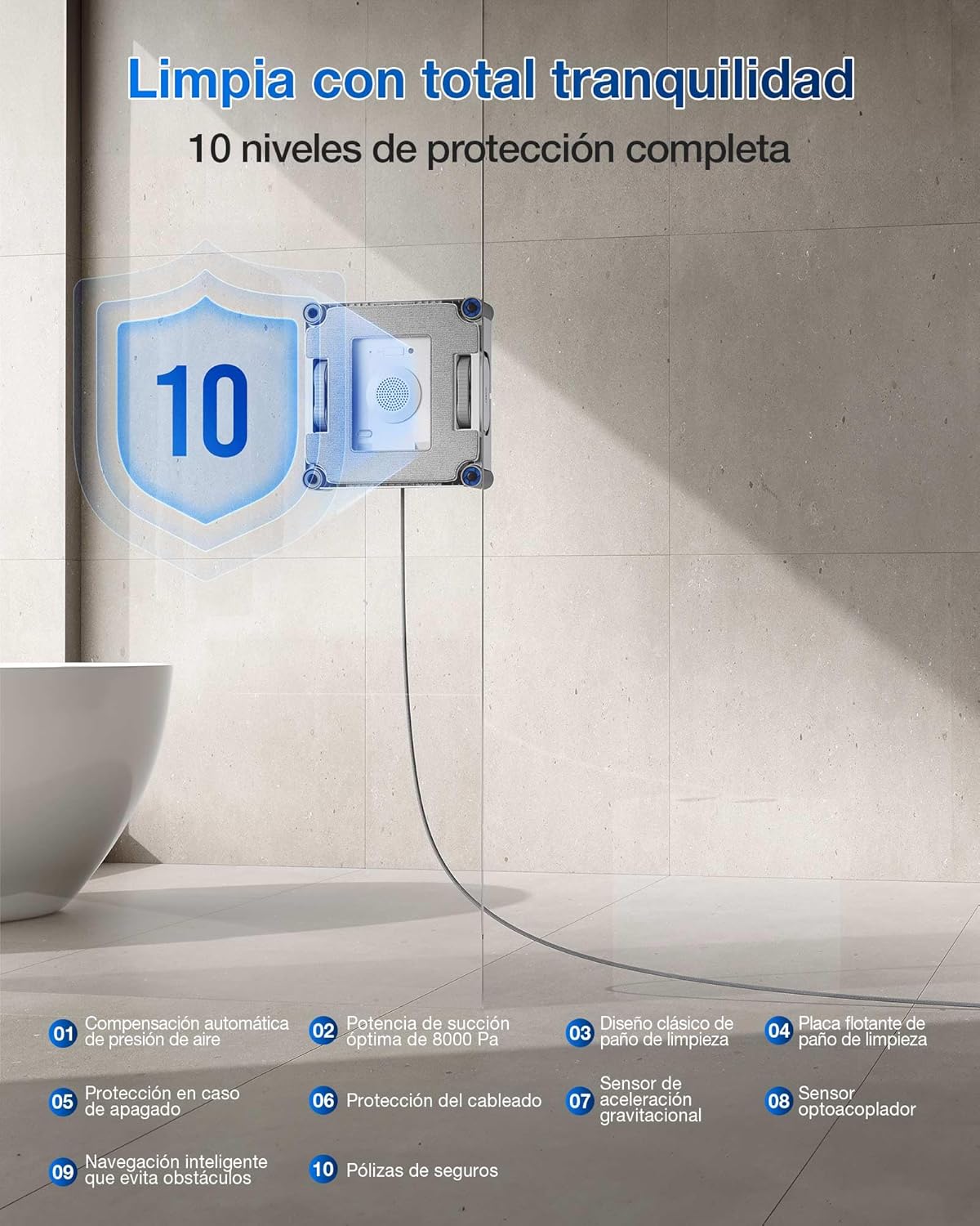 WinBot Pro Limpiador de Ventanas