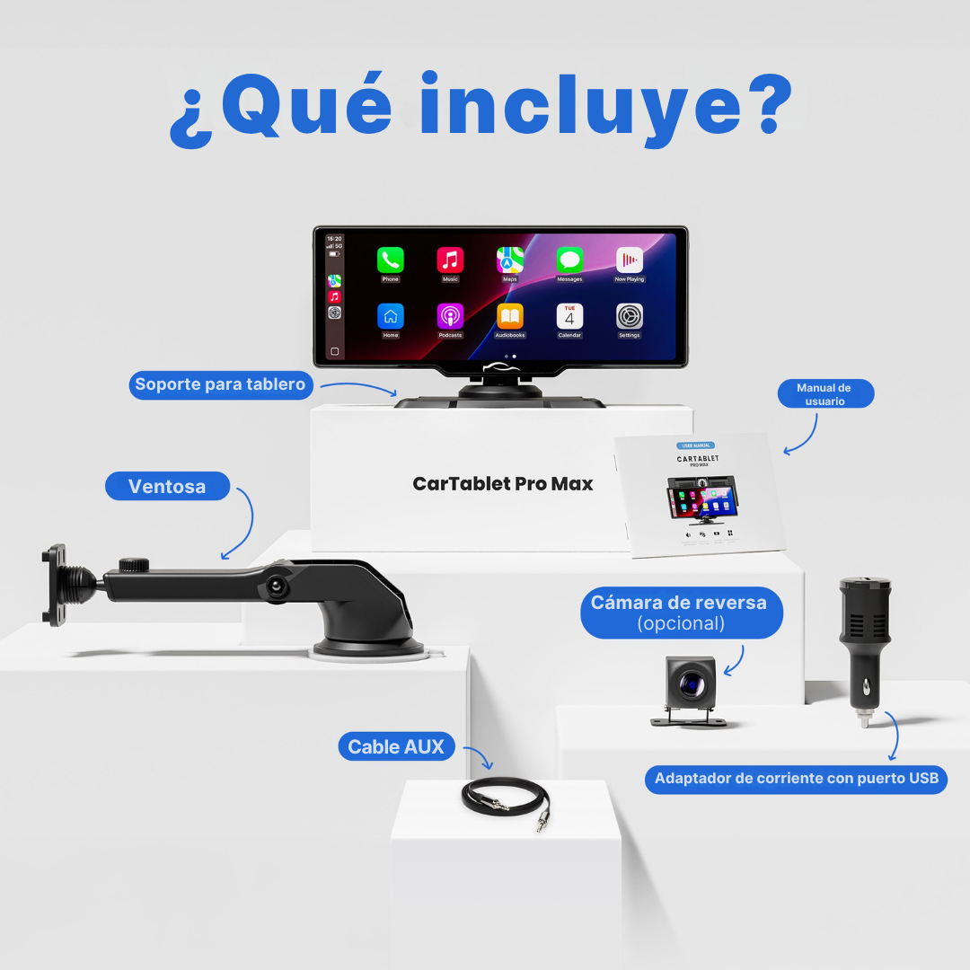 CarTablet Pro Max — Pantalla Inteligente para Auto