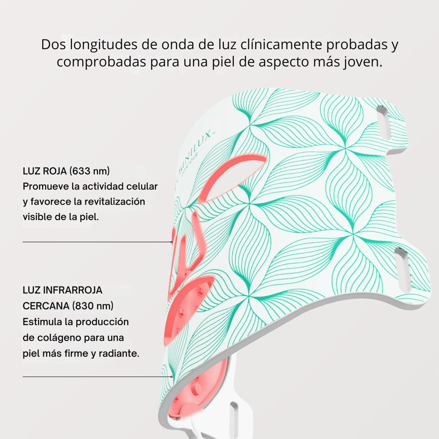 GlowLux™ — Máscara LED Anti-Edad Profesional
