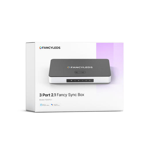 Sync Box RGBW 3 Puertos HDMI 2.1 – Iluminación Inteligente para TV