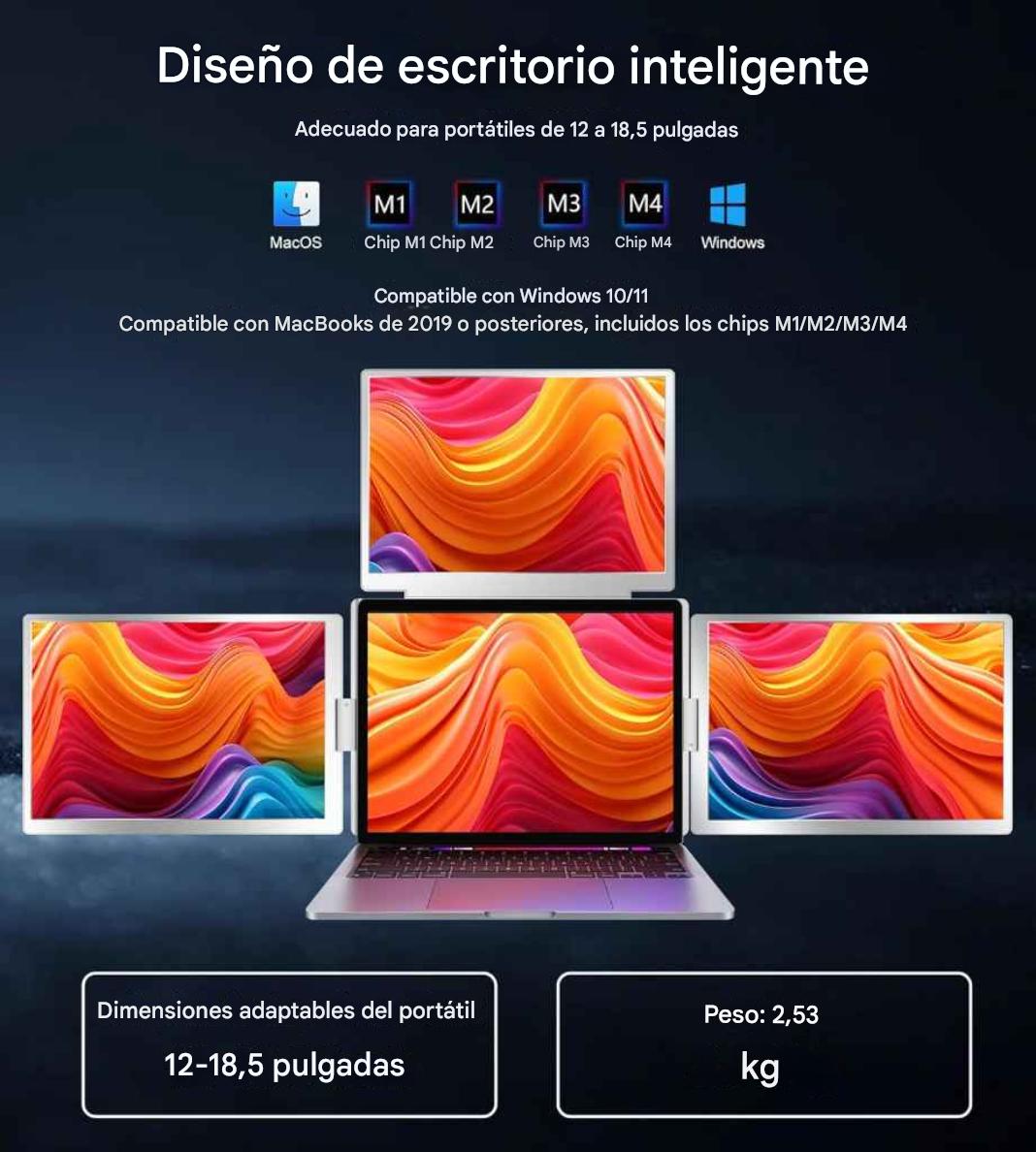 Monitor Portátil Triple F.O.P.O