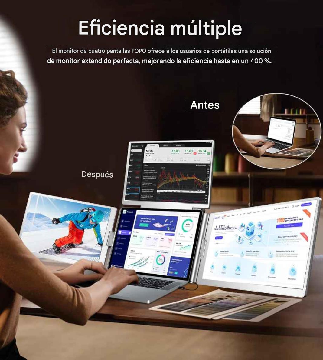 Monitor Portátil Triple F.O.P.O